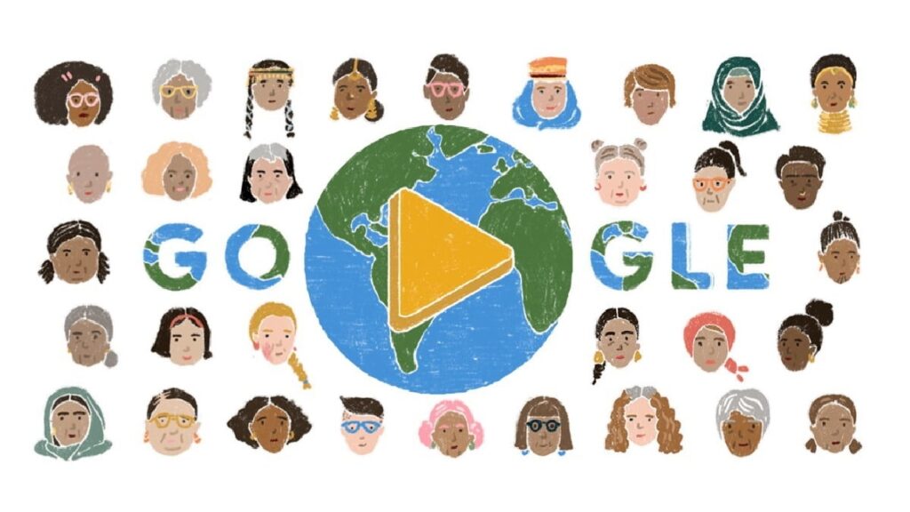 Google conmemora el 8M con un doodle dedicado a las mujeres de todo el mundo